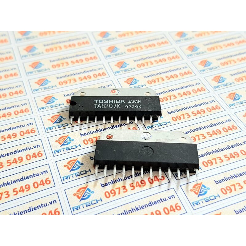 [Combo 3 chiếc] TA8207K TA8207 8207 IC Khuếch Đại Zip-12 hàng tháo máy