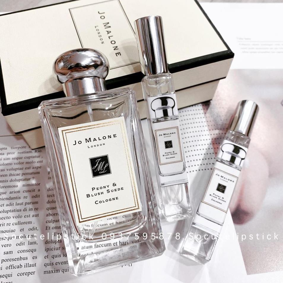 Nước hoa Jo Malone Peony Blush - Orange Blossom - Wood Sage Sea Salt - Sakura Cherry Blossom - Honeysuckle Davana 10ml