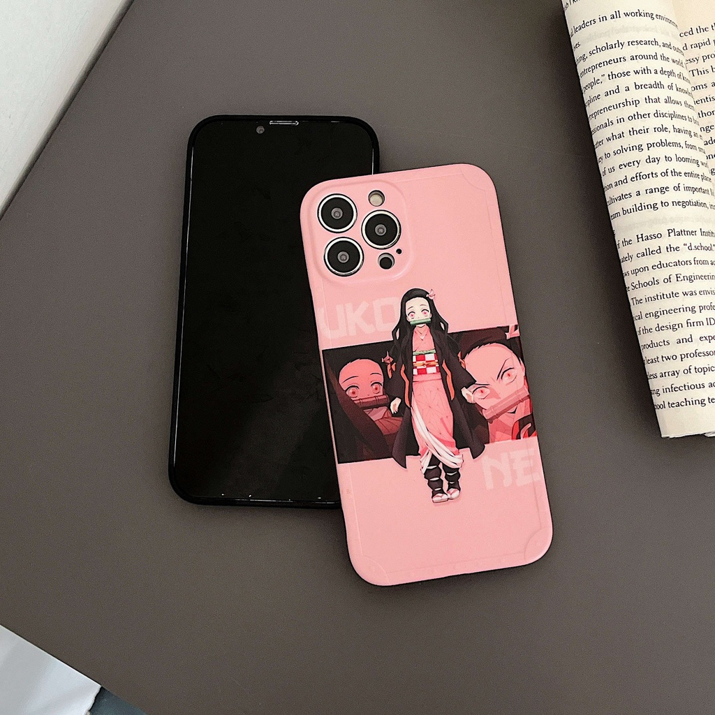 Ốp Điện Thoại Hình Demon Slayer Tanjiko Cho iPhone13Pro iP12Pro XS iPhone11 12Promax 13Promax 11 12 13 7P