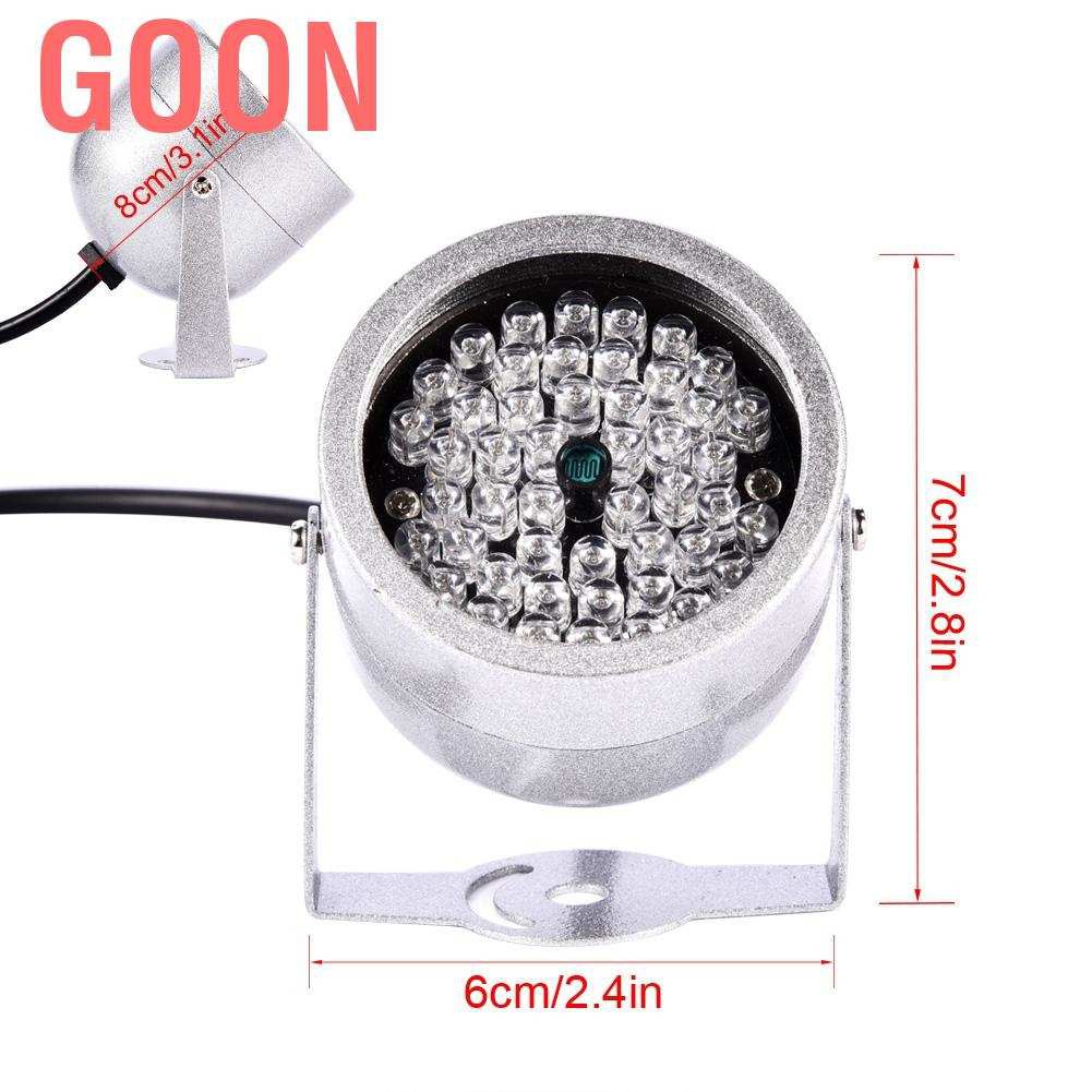 GOON Đèn Led 48 Bóng Hồng Ngoại Chống Nước Hỗ Trợ Quay Đêm Cho Camera An Ninh Cctv