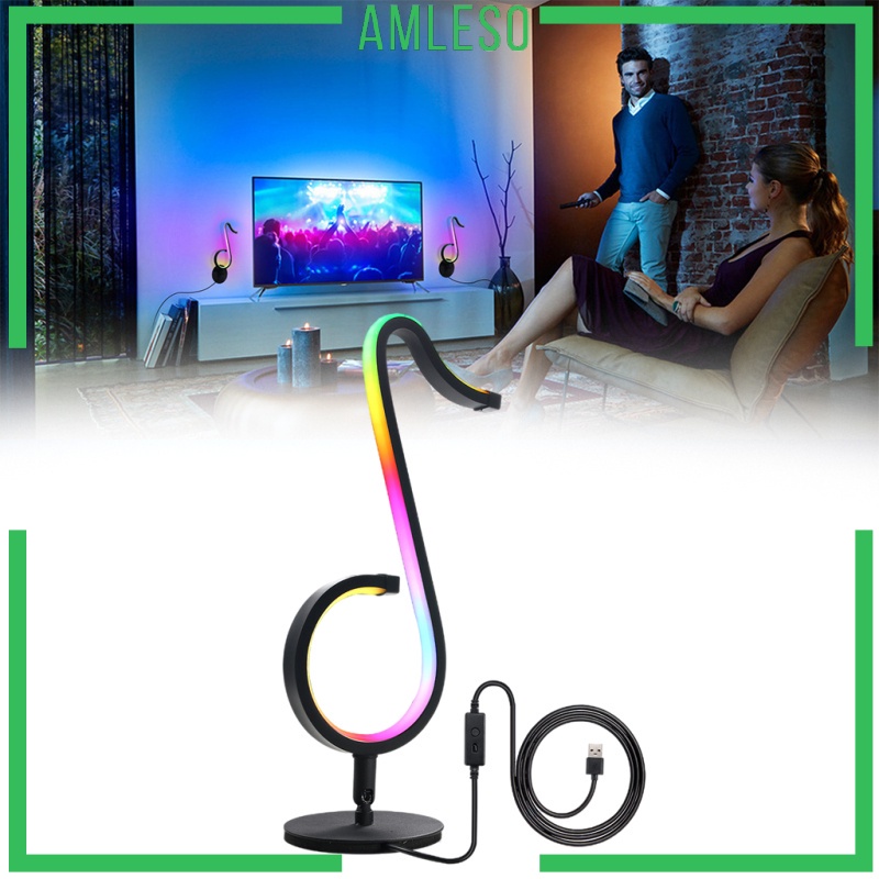 3D Magical Table USB Moon Light Dimmable Touch Sensor Desk Night Lamp Decor