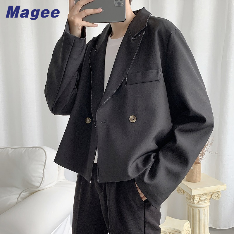 Magee Áo Khoác Vest Phong Cách Hàn Quốc Thời Trang Xuân Thu Cho Nam