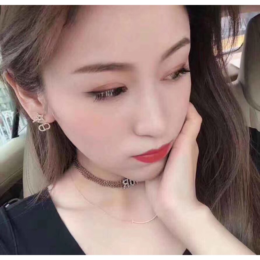 DIOR Bông Tai Thời Trang Hình Ngôi Sao Năm Cánh