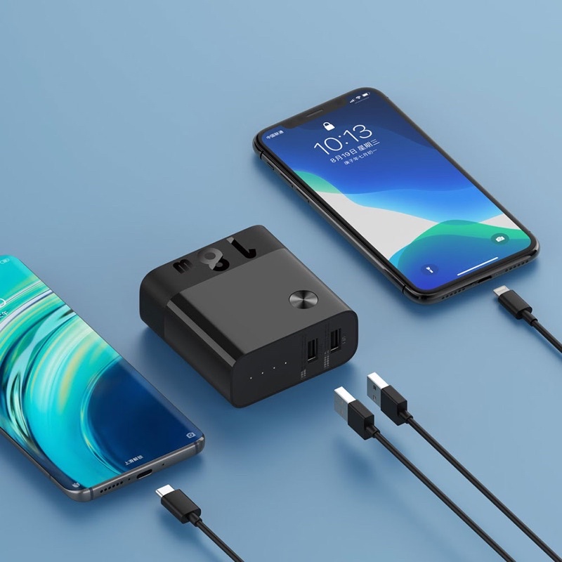 Cốc sạc kiêm pin sạc dự phòng 2 cổng 5000mAh 18W Xiaomi ZMI APB05