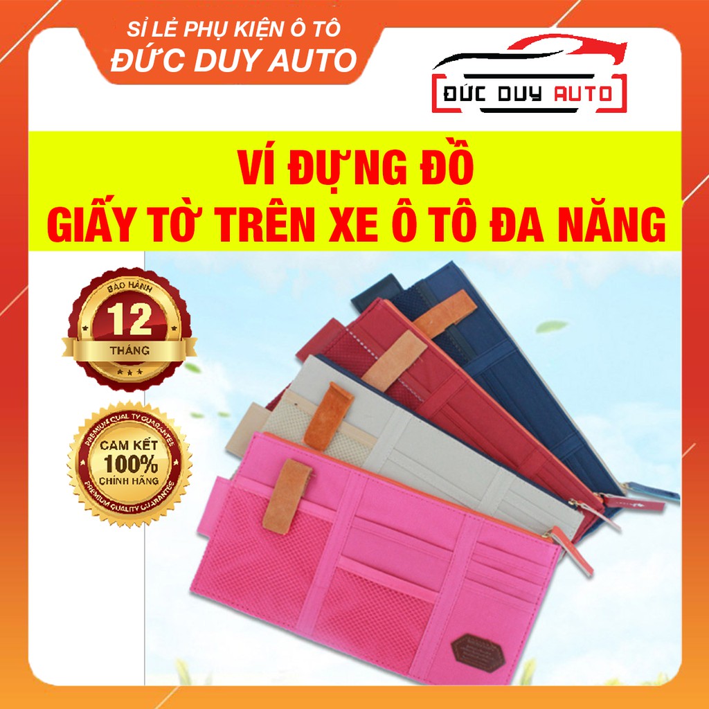 [FREESHIP❤]  Ví đựng đồ, giấy tờ trên xe ô tô đa năng