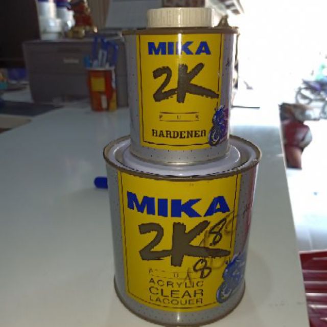 Dầu bóng 2k Mika sơn xe bộ 1kg
