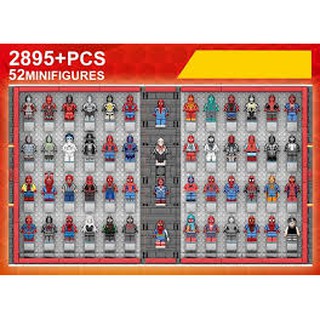 Lắp ráp mô hình lego sy 1461 lego spider book 52 minifigures siêu anh hùng spiderman sy1461 lego super hero