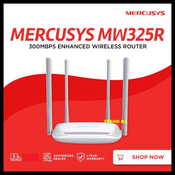 Bộ Phát Wifi Mercusys Mw325R 2x2 Mimo Mw 325r Kln420