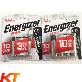 Pin AA, AAA Energizer MAX alkaline ( vỉ 4 viên ).