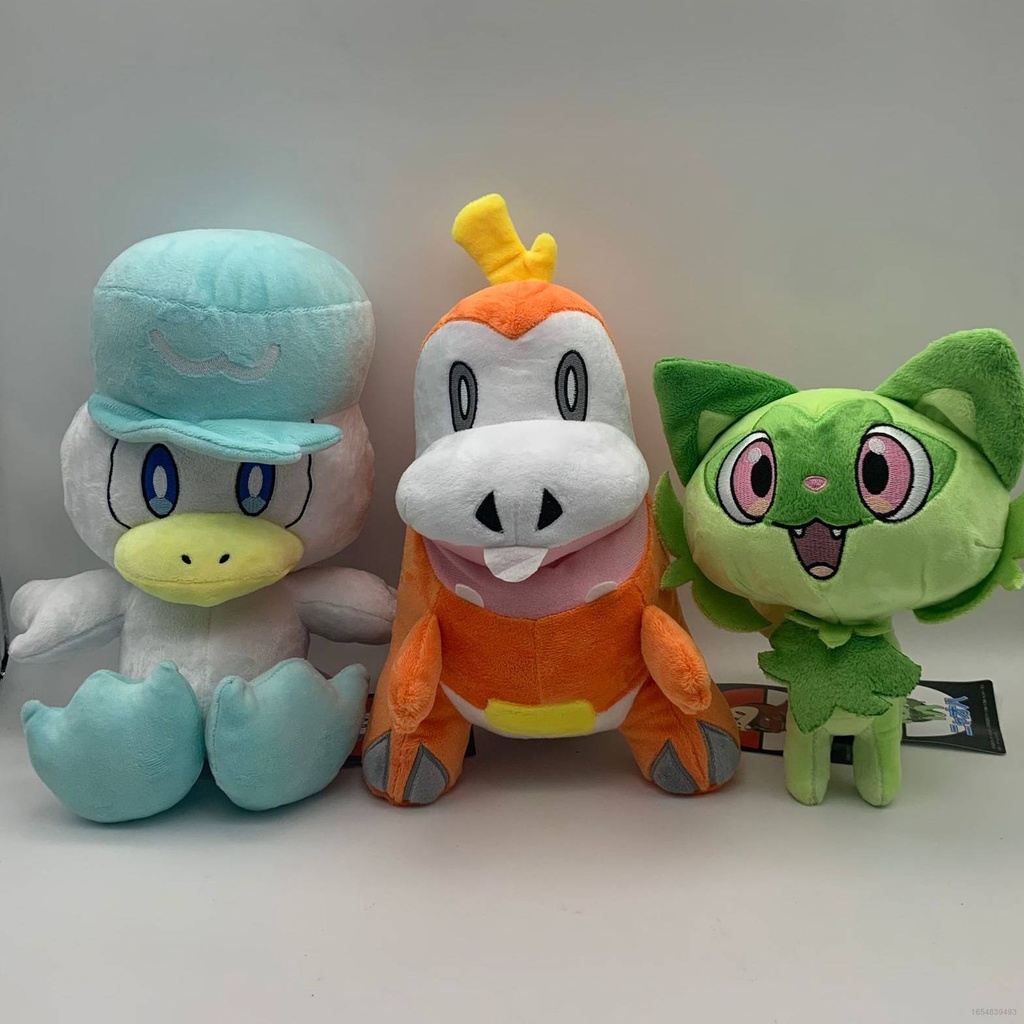 Thú Nhồi Bông Hình Con Mèo Jason Pokemon Sprigatito Fuecoco Quaxly Đồ Chơi Trang Trí Cho Trẻ Em