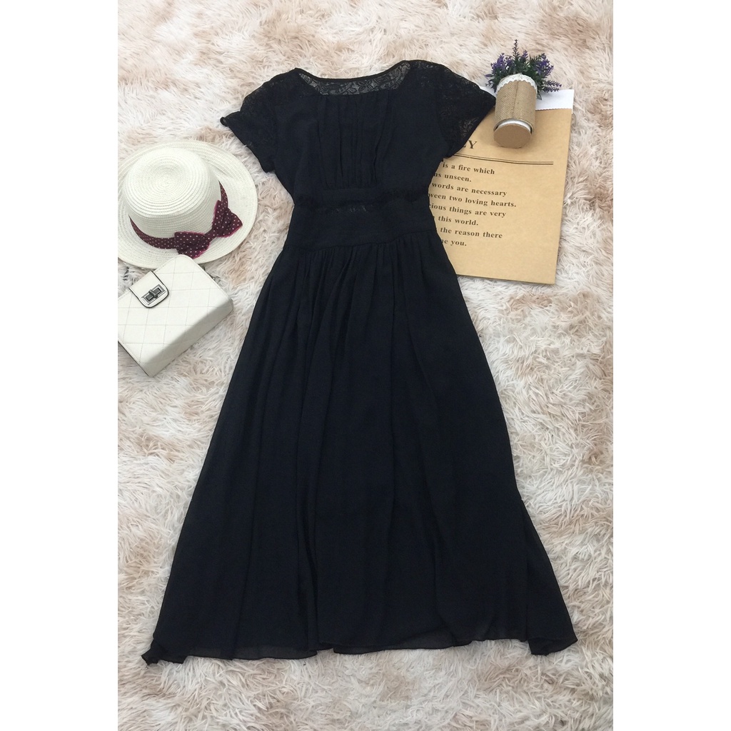 Đầm Voan Vintage B01157 Size S