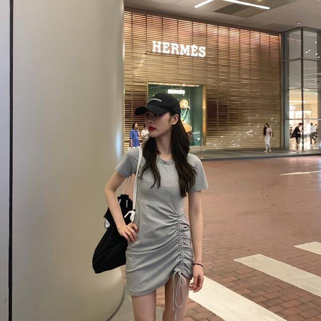 Đầm mini Không Tay Màu Đen Phong Cách Hàn Quốc Cổ Điển Thời Trang Mùa Hè Quyến Rũ Cho Nữ