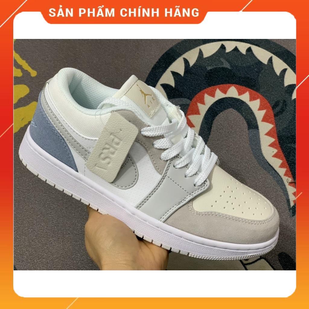Giày thể thao Jordan cổ thấp xám xanh paris, Giày jordan low các màu hot nhất dễ phối đồ nam nữ Full Box Bill hot trend | BigBuy360 - bigbuy360.vn
