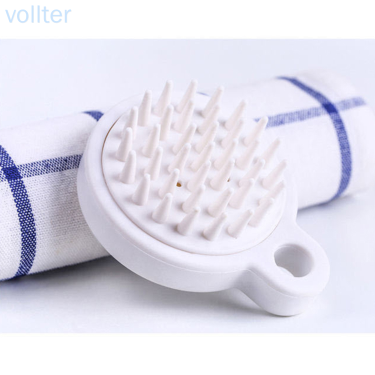 Bàn chải massage da đầu bằng silicon mềm sử dụng tiện lợi cho nam và nữ