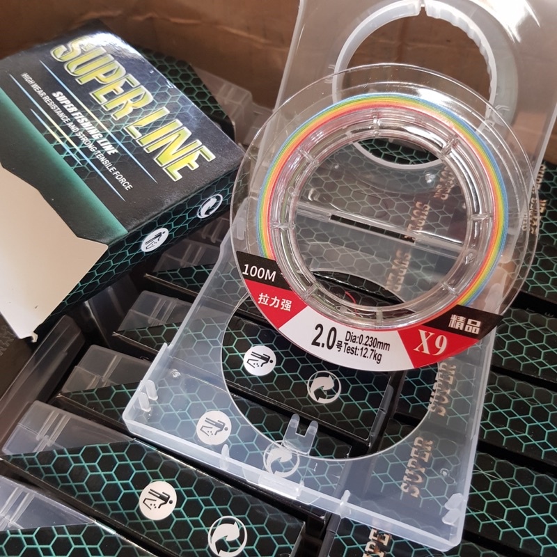 Dây PE X9 - 7 màu Super Line hàng siêu dai