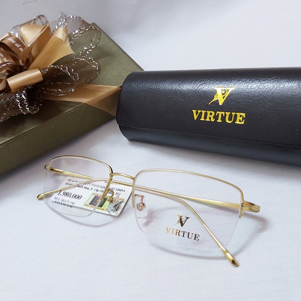 [CHÍNH HÃNG] Gọng kính Nhật VIRTUE titanium