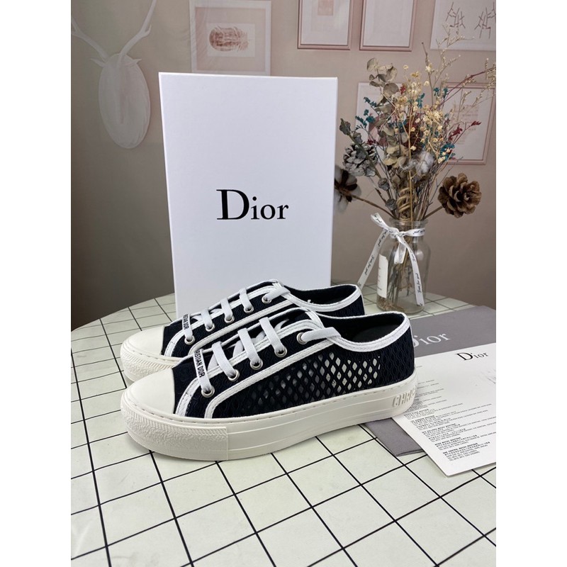 Giày thể thao nữ Dior CD Walk'n DC cao cấp thiết kế mới có lỗ thoáng thông hơi