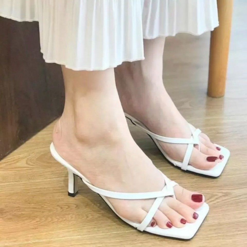 sandal nữ 5 phân kẹp ngón gót nhọn hàng đẹp giá rẻ LC03
