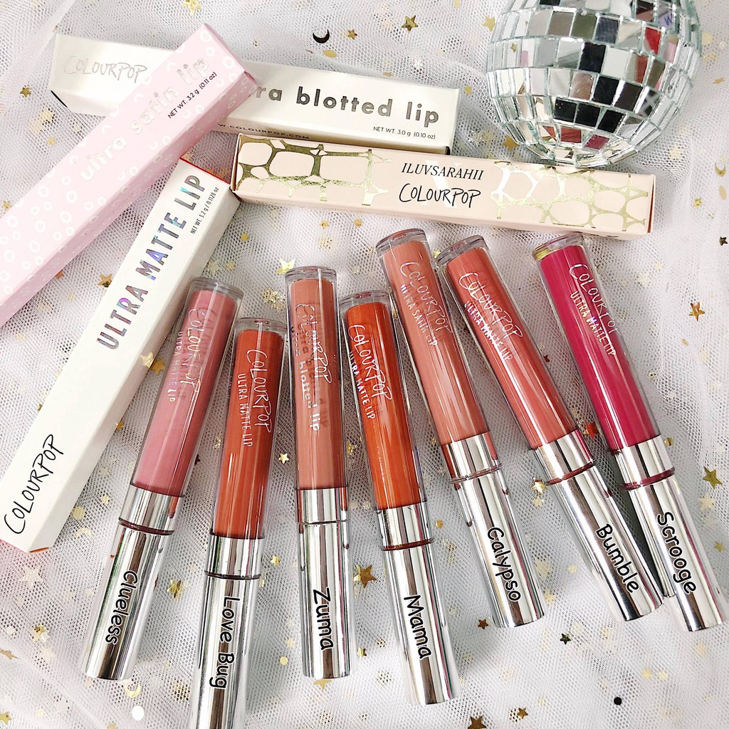 Son kem Colourpop Ultra Matte Lip & Colourpop Ultra Blotted Lip