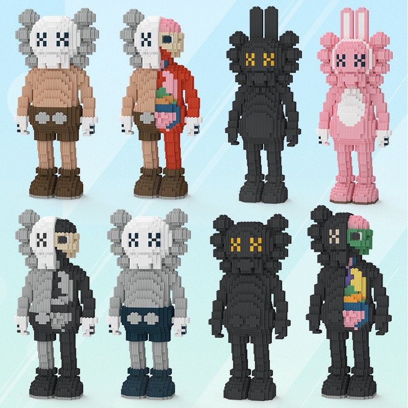 Xếp hình lắp ráp nhân vật KAWS size lớn