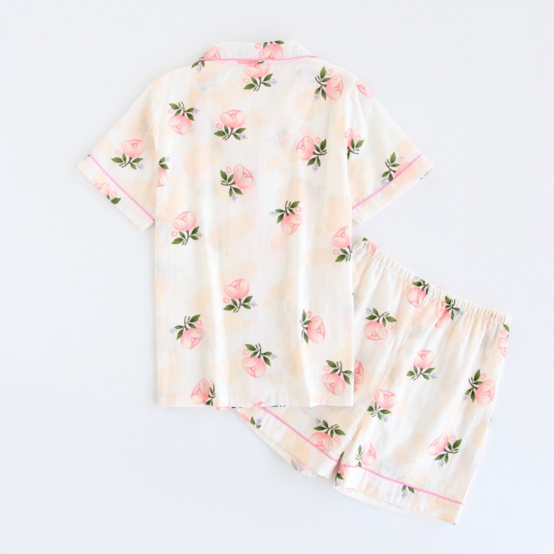 Bộ Đồ Ngủ Nữ Cotton Mát Mẻ Hạc Xanh ♥️ Đồ ngủ vải xô  IVY330