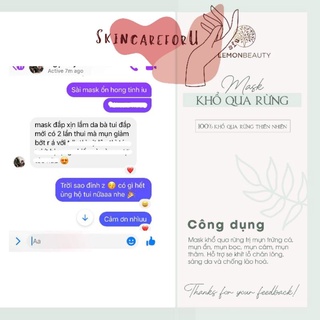 LEMONMASK-BỘT KHỔ QUA RỪNG HANDMADE