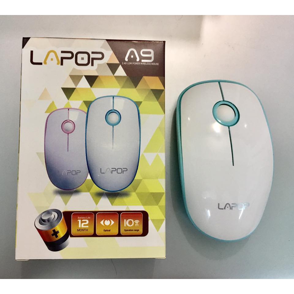 Chuột không dây Lapop A9 cao cấp cực nhạy dùng cho máy tính laptop tv android box - Minh Phong Store