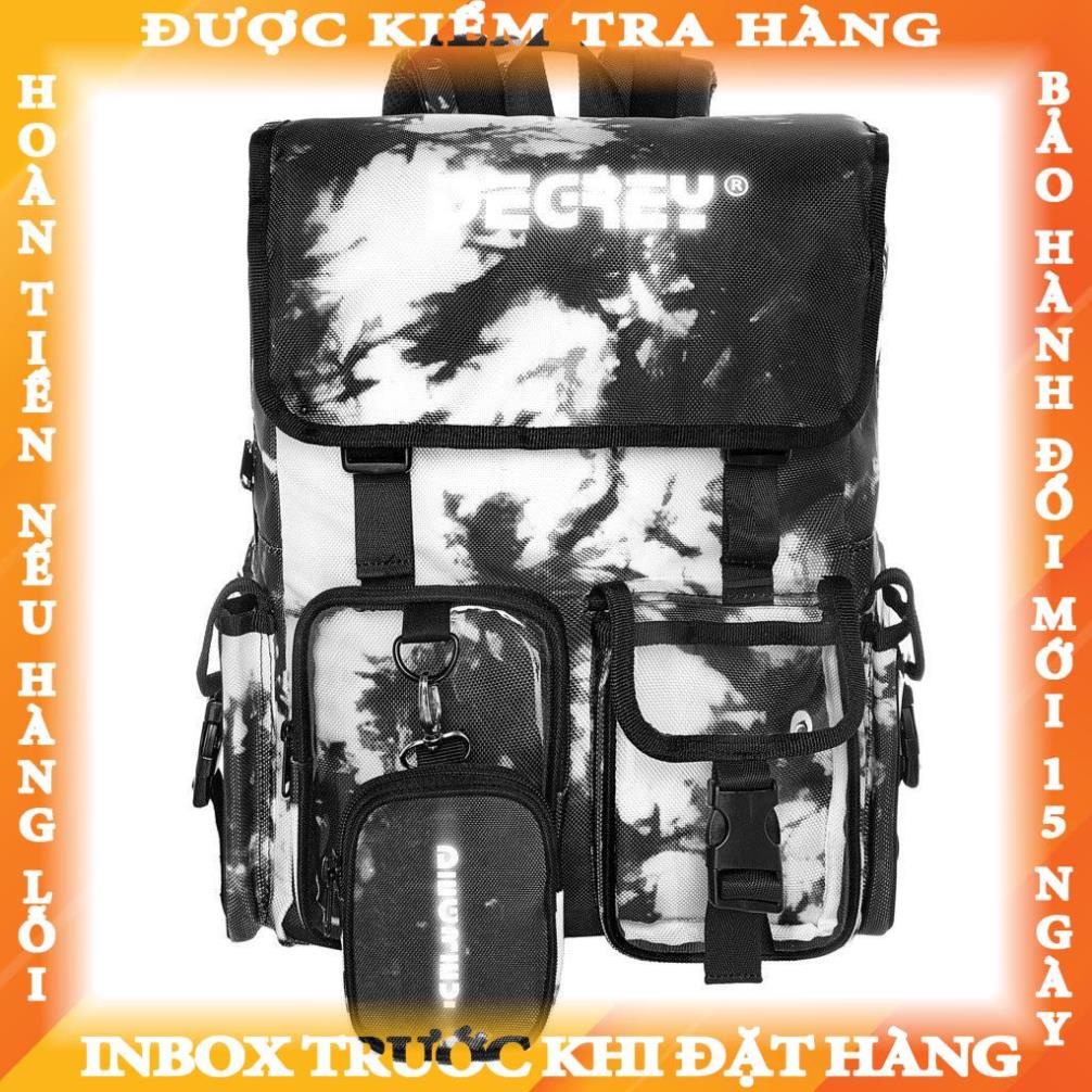 Balo TieDye Backpack Dark Green Degrey tanhoang