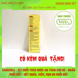 SANOZIKA - Xịt muỗi thảo dược