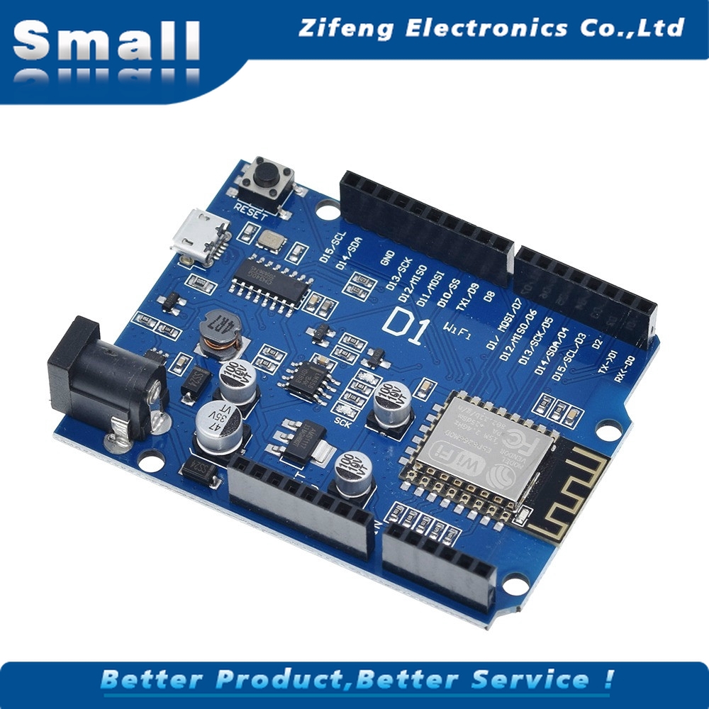 Electrónica Inteligente ESP-12F WeMos D1 WiFi uno en ESP8266 escudo para Compatible con arduino IDE