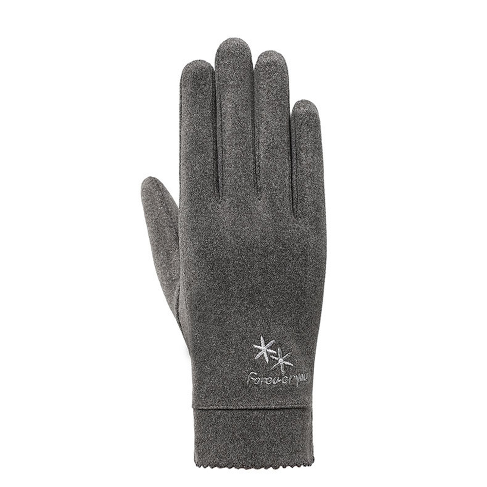BACK2LIFE Women Touch Screen Gloves New Rinding Gloves Women Gloves Autumn Fashion Driving Outdoors Rinding Ladies Warmer Mittens black/coffee/black