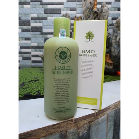Hasuo Natural Shampoo - Dầu gội ngăn rụng tóc và kích thích mọc tóc HÀN QUỐC 300ML
