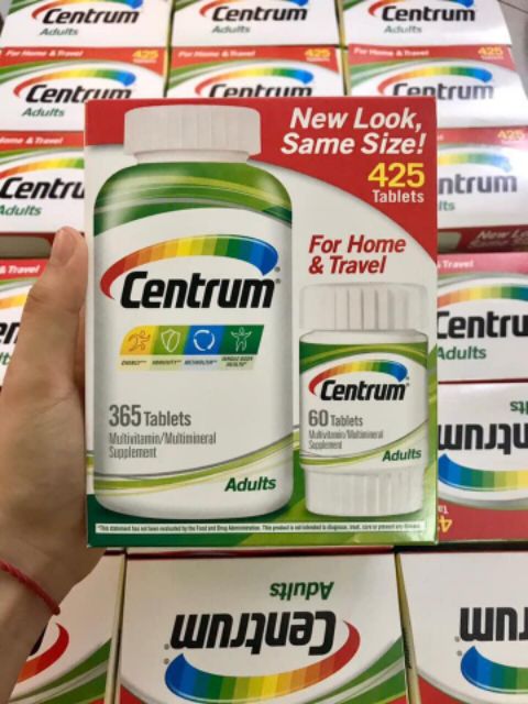 Centrum Silver Men _ Women 50+ chai 275 viên | Thế Giới Skin Care