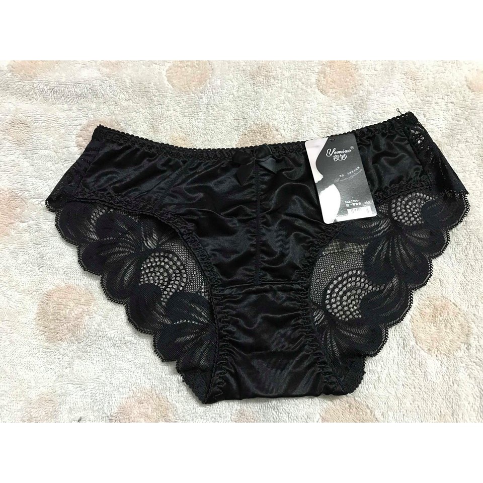 5 Quần Chíp Satin Ren Nơ Cao Cấp