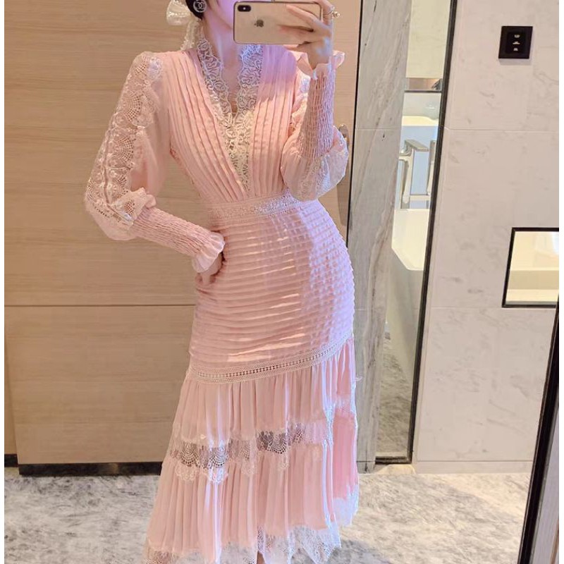 🍇od 2-3 tuần🍇 váy đuôi cá ren voan dài