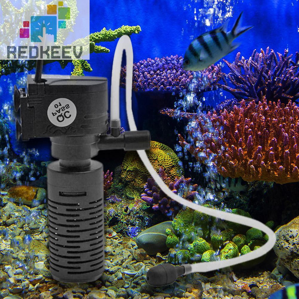 Máy Lọc Nước Hồ CáThiết Kế 3w 3 Trong 1 Nhỏ Gọn Cao Cấp Redkeev 1.13