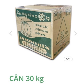 CÂN 30 KG Nhơn Hoà _ Hàng CTY NGUYÊN SEAL,Tem Kiểm Định