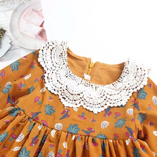 Váy hoa lá babydoll