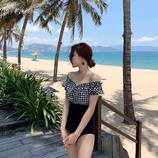 Bikini Liền Thân Đồ Bơi Nữ có tay che bụng quảng châu chất đẹp CTL21 | BigBuy360 - bigbuy360.vn