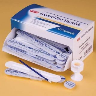 Liệu trình 3 tuyp vecni fluor chống sâu sún cho bé . 4 tháng quét 1 lần đối với sâu nặng