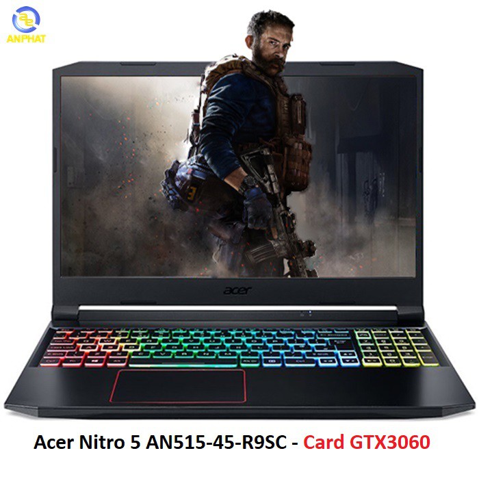 Laptop Acer Nitro 5 AN515-45-R9SC Ryzen 7-5800H | 8GB | 512GB | RTX TM 3070 8GB | 15.6 inch FHD | Win10