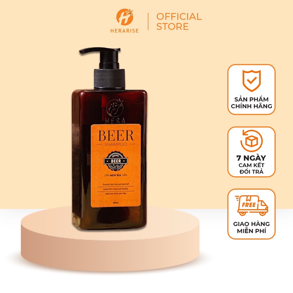 Dầu gội men bia tươi Beer Shampoo HERA, bí quyết giúp tóc chắc khỏe từ gốc đến ngọn