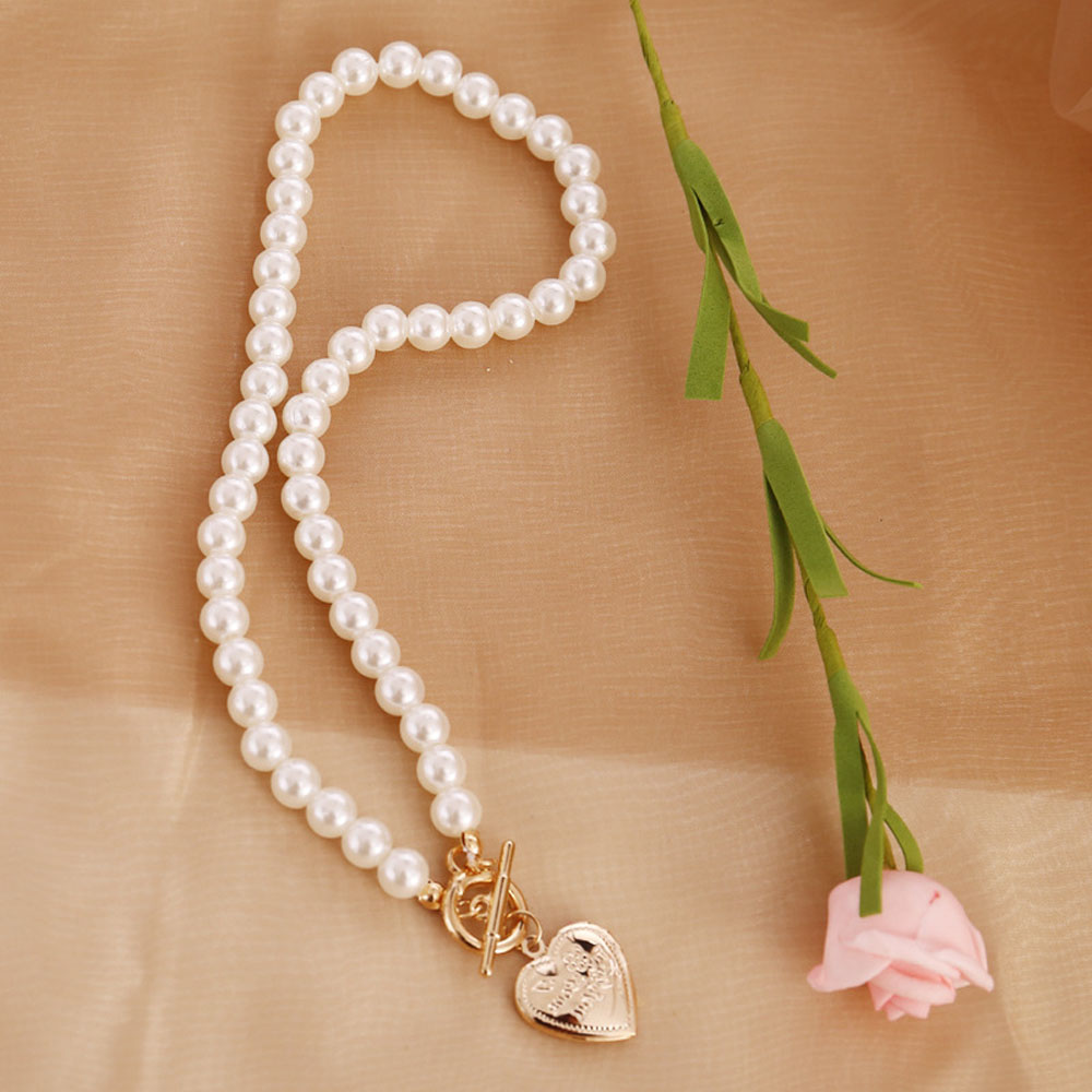 Dây Chuyền Mặt Ngọc Trai Giả Thời Trang Cho Nữ