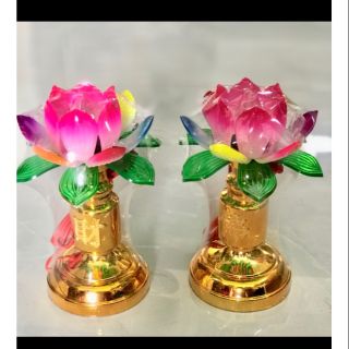 Đèn Bàn Thờ Cúng Hoa Sen