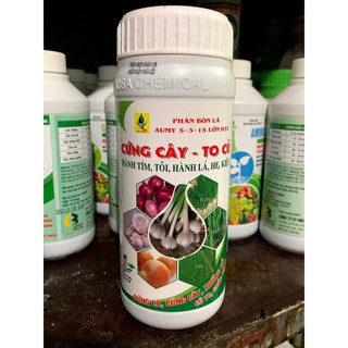 Phân bón lá cứng cây, to củ 500ml