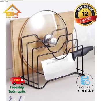 Giá, Kệ Để Nắp Nồi Gác Dao Thớt Đa Năng