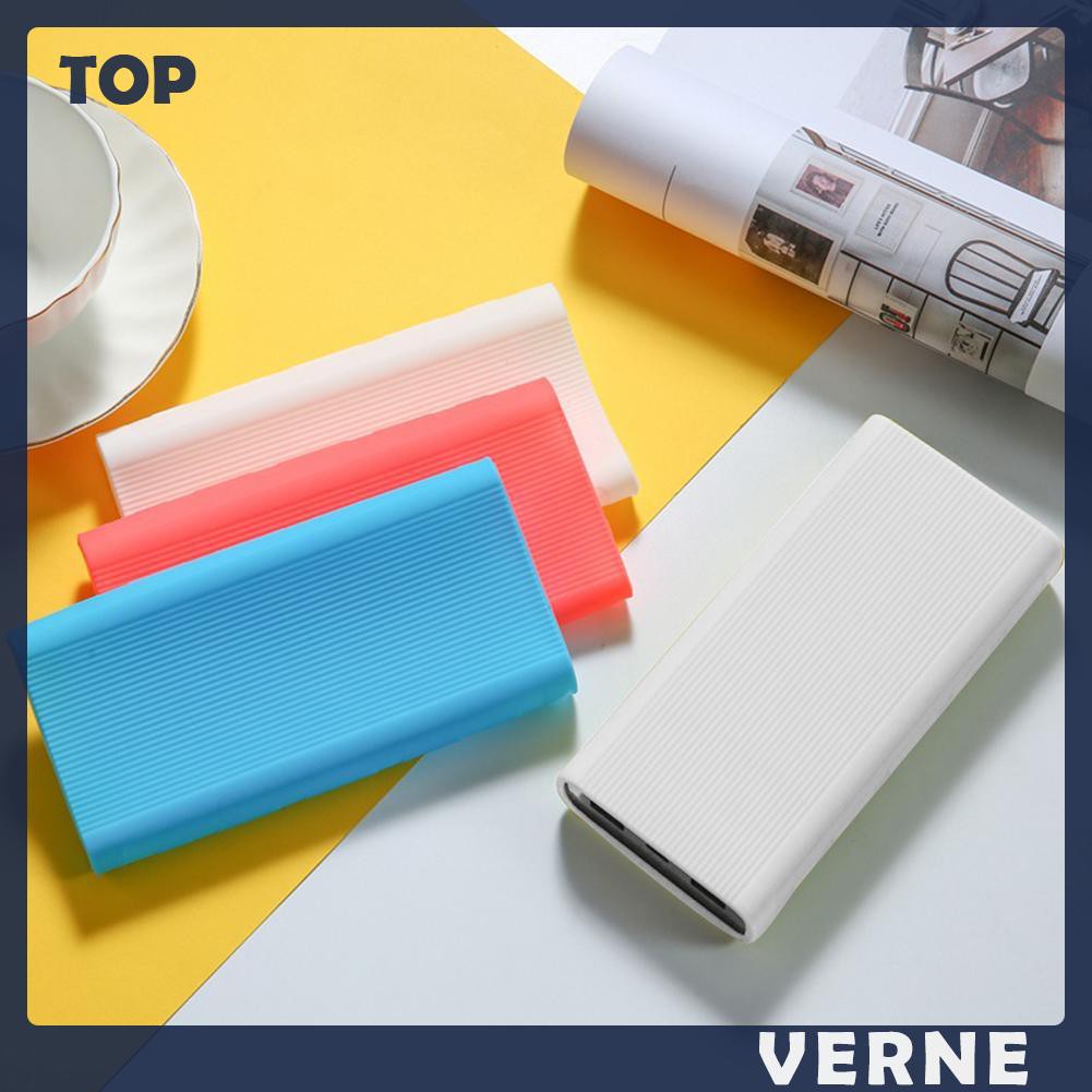 Vỏ Sạc Dự Phòng Verne Silicone 20000mah Cho Xiaomi Power Bank 3