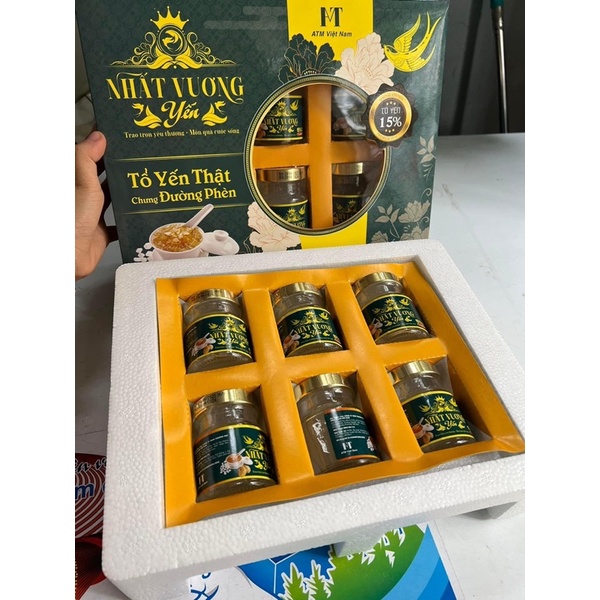 Tổ yến thật chưng đường phèn