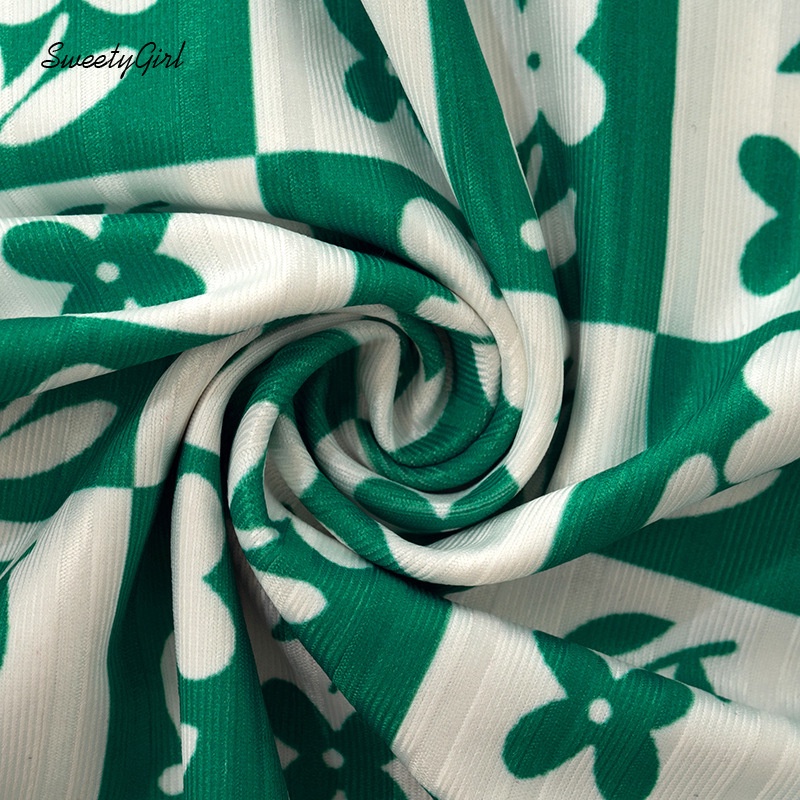 Áo Croptop Cổ Tròn Tay Ngắn Dáng Ôm In Họa Tiết Hoa Xinh Xắn Thời Trang Cho Nữ 2022