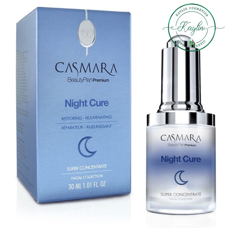 Huyết Thanh Siêu Cô Đặc Trẻ Hóa Casmara Night Cure Cấp Ẩm, Tăng Sinh Collagen - PQ56